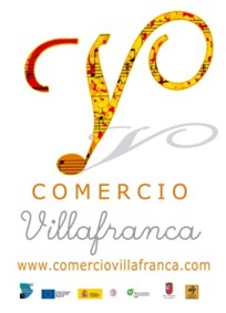Logo comerciantes de Villafranca de los Barros, comercio, Asociación logo Villafranca